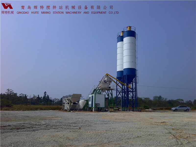 攪拌站HZS35易損件少，維護(hù)簡單，運(yùn)行費(fèi)用低