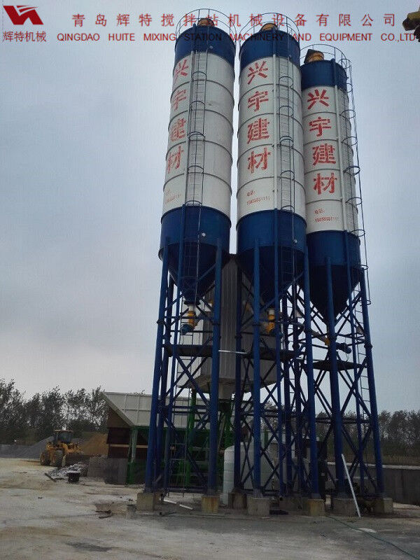 輝特攪拌站HZS75特別適合于干硬性、半干硬性混凝土的生產(chǎn)