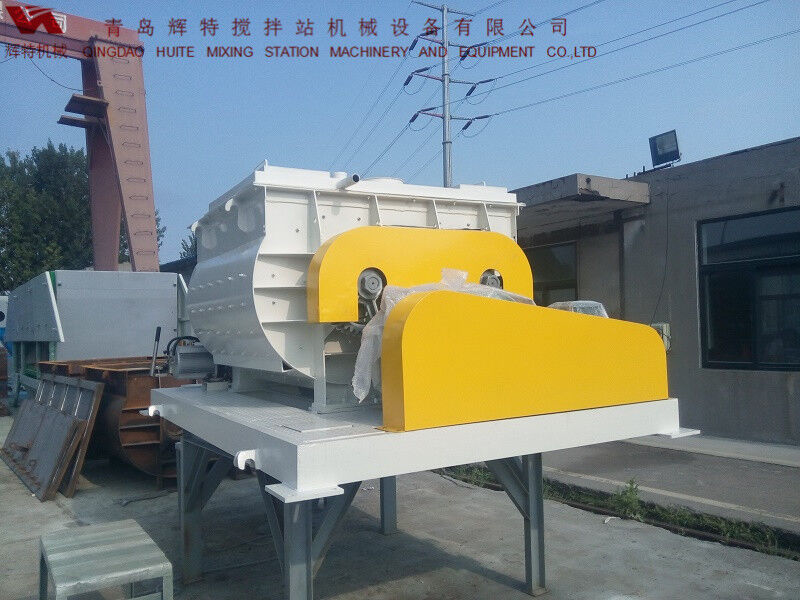 JS750攪拌臂采用偏心式設(shè)計，延長使用壽命，青島輝特機械