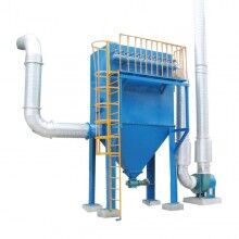 立式布袋除塵器 車間倉(cāng)頂布袋除塵器 化工廠單機(jī)脈沖收塵器