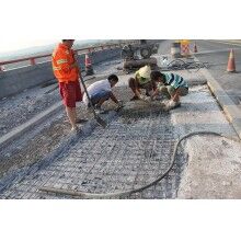 湖北黃岡加油站、服務(wù)區(qū)混凝土微表病害使用快速修補(bǔ)料