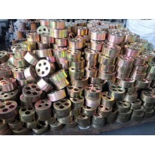錨具、錨墊板、螺旋筋及配套夾片4/5孔錨具廠家YM15-5孔錨具四件套直銷